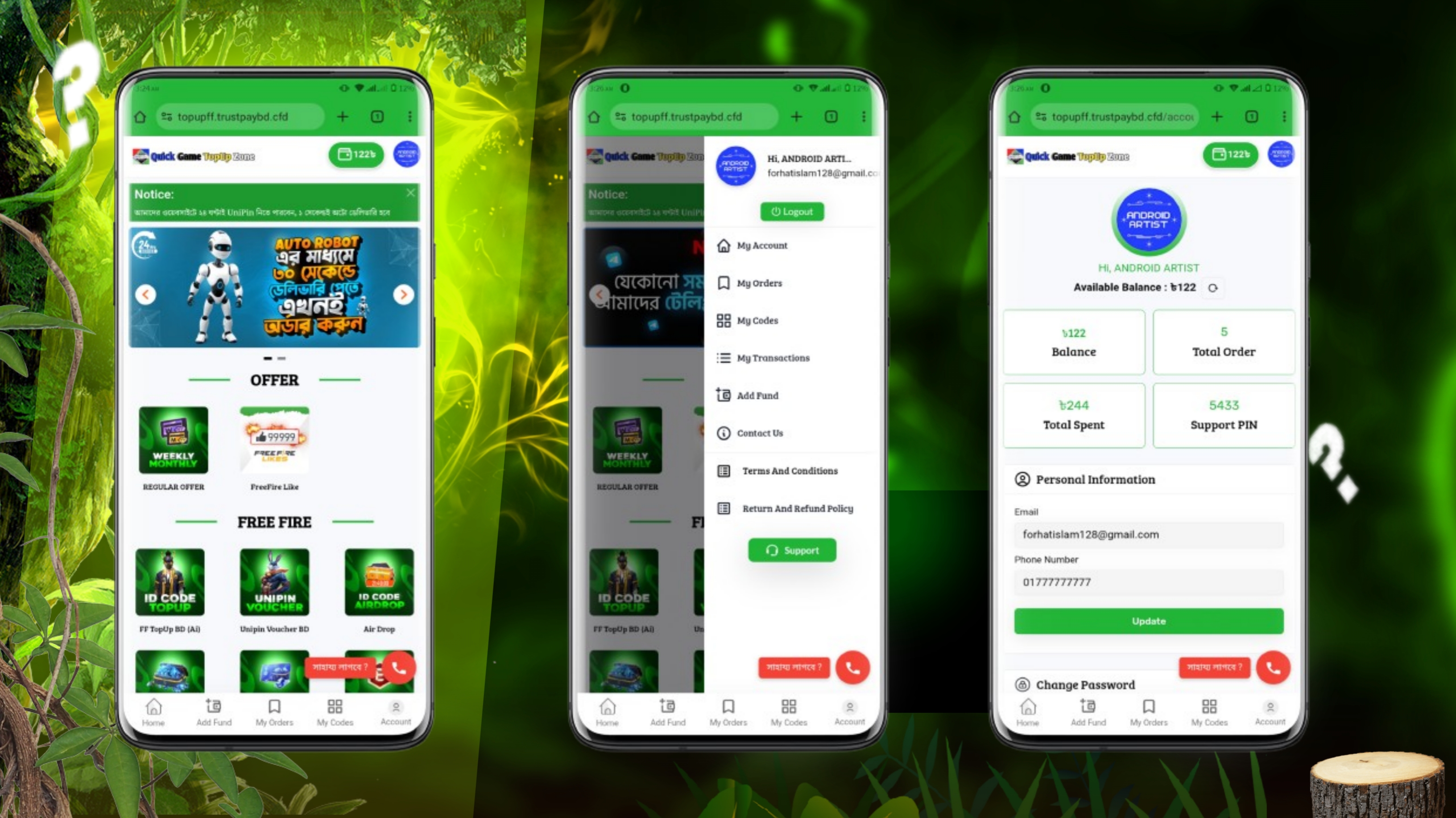 Laravel Digital Gaming Or Social Topup Website