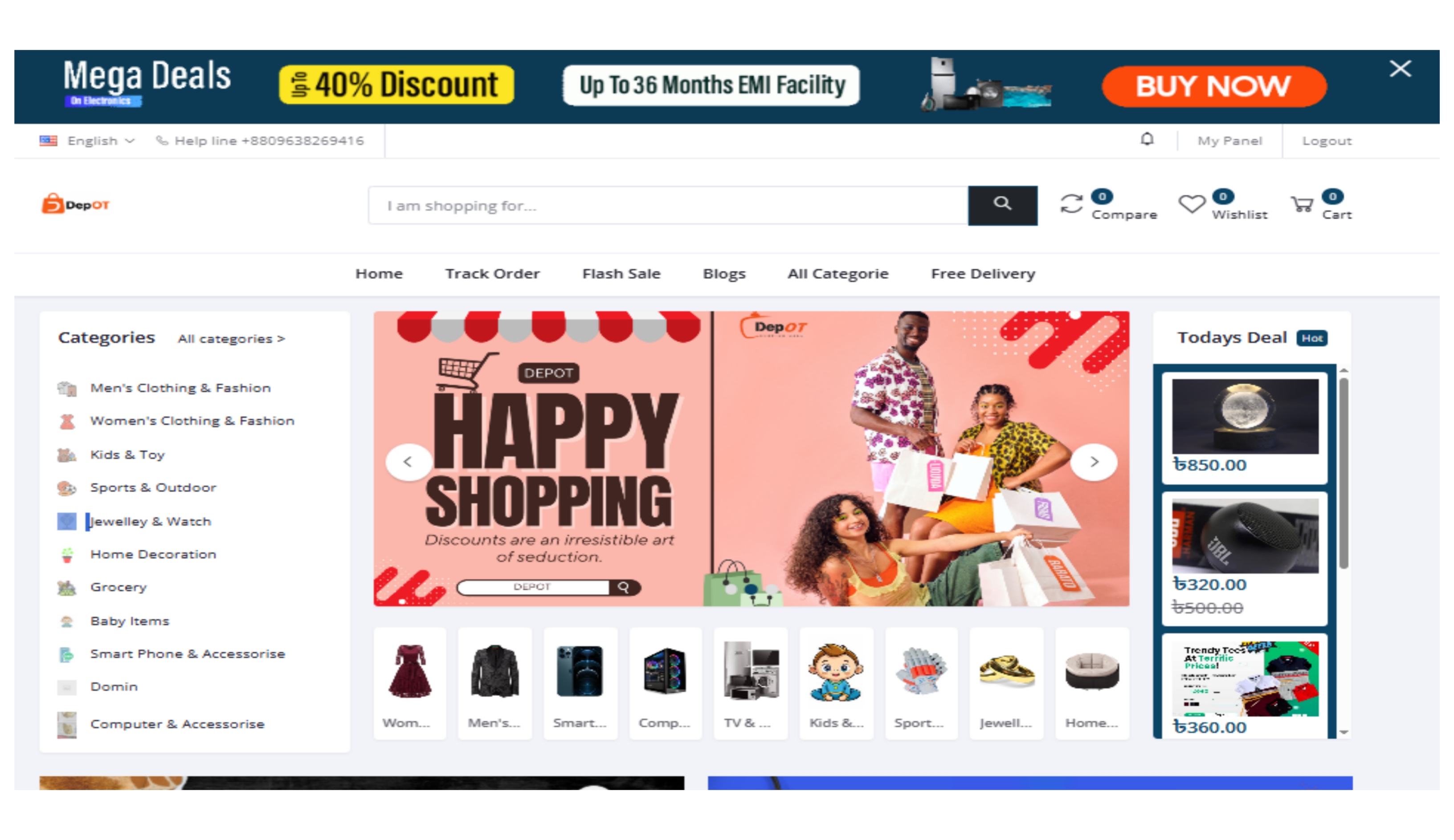 Laravel eCommerce Web V1